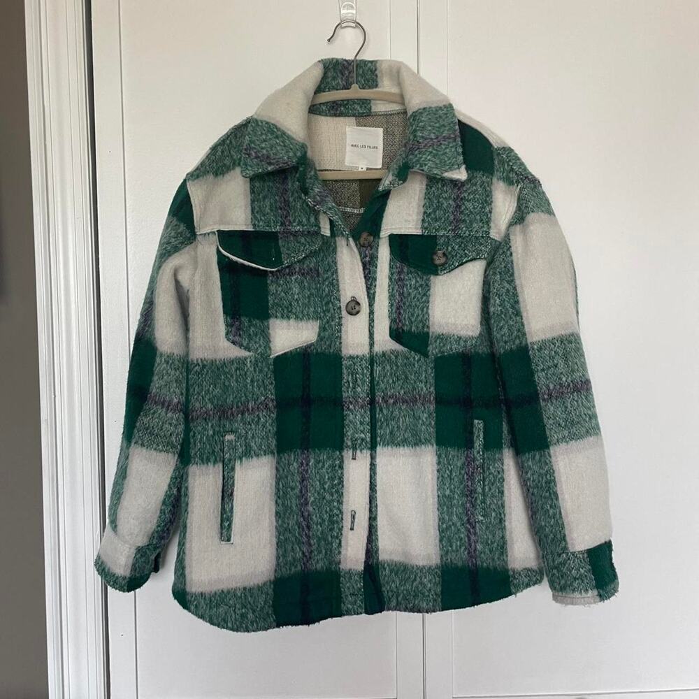Avec les filles green plaid